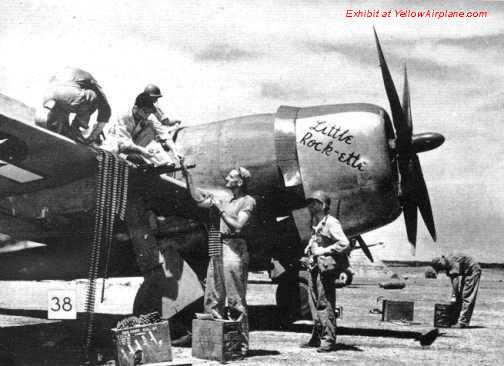 This is a P47 Thunderbolt on the island of Ieshima in WW2