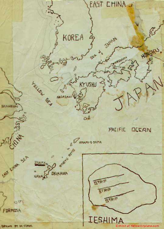 This is a map of IE Shima Island