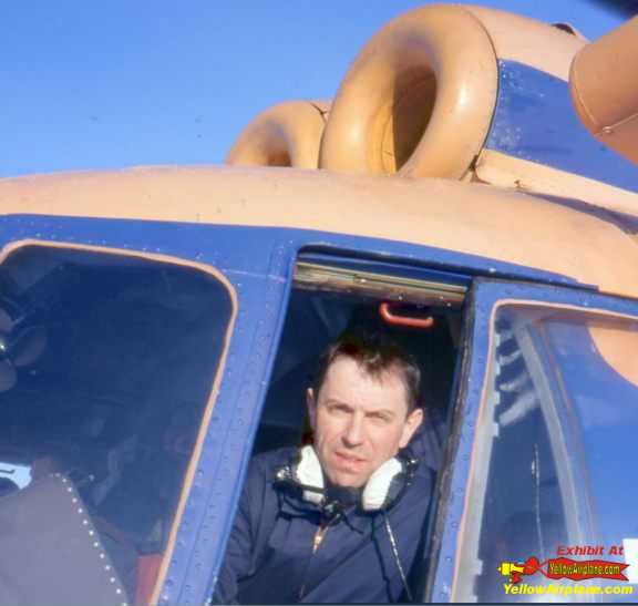 Vladimir Kinyov, Helicopter pilot from the Siberian City of Khatanga, Russia.