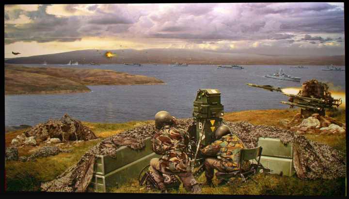 San Carlos in the Falklands War / Malvinas War