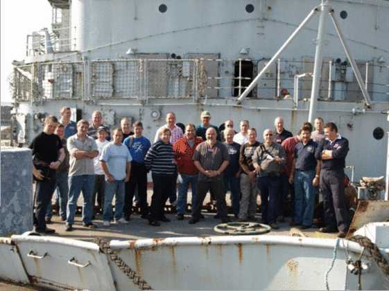 HMS Intrepid Crew in Liverpool