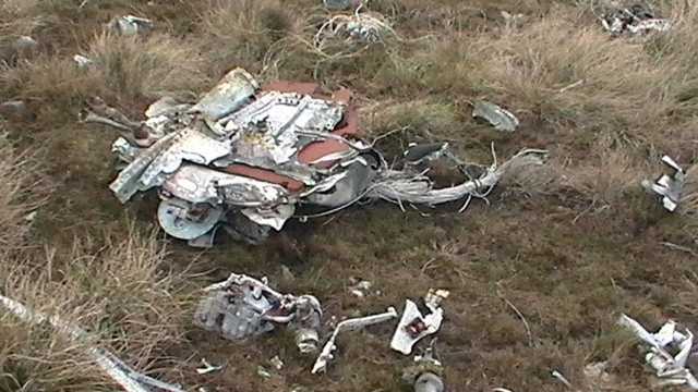 A-4 Skyhawk Airplane components from Crashed Plane in the Falklands War.