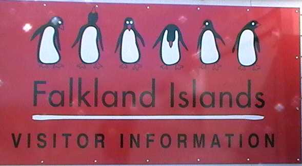 Falkland Islands Visitor Information Sign