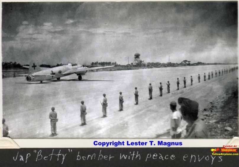 Betty Bomber on Ieshima in WW2