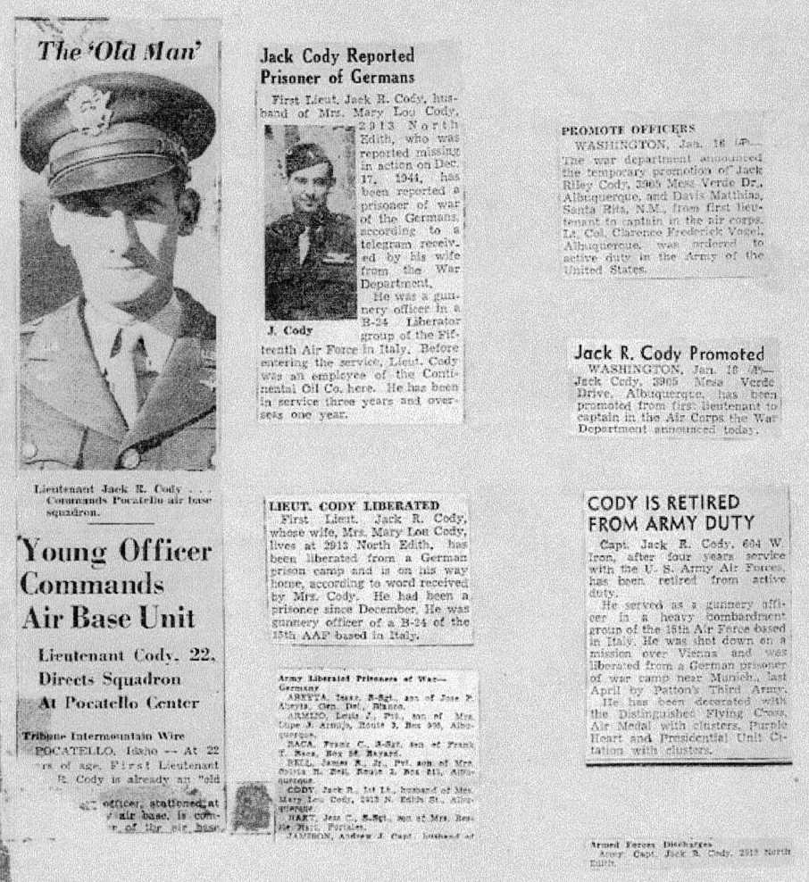 Young Officer, Jack Cody,  Commands Air Base Unit