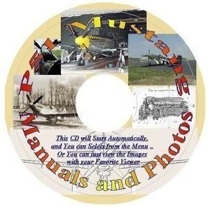 P51 Mustang  Army Air Force AAF - Original Maintenance   Manual Now On CD