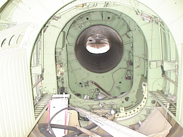 A picture of the Engine Bay on the A-7 Corsair II Light Attack Jet Fighter Aircraft