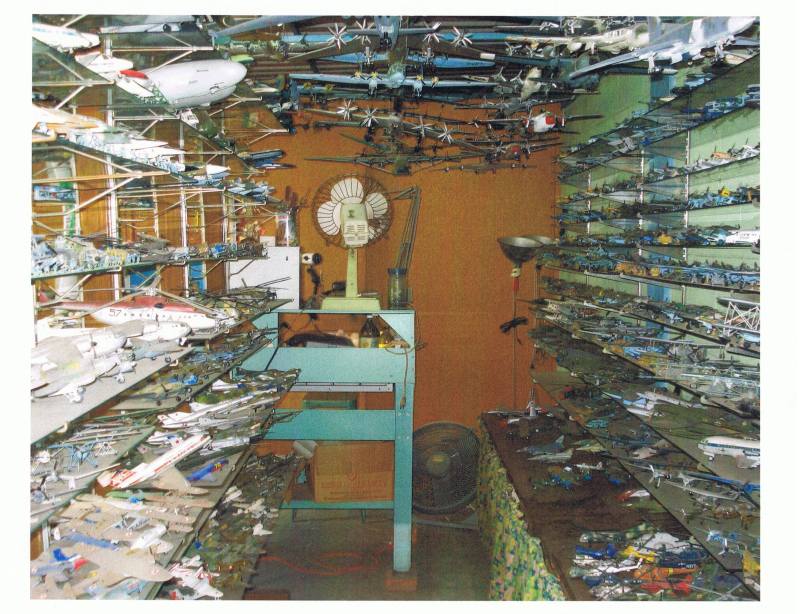 Collection of over 3500 Model Airplanes