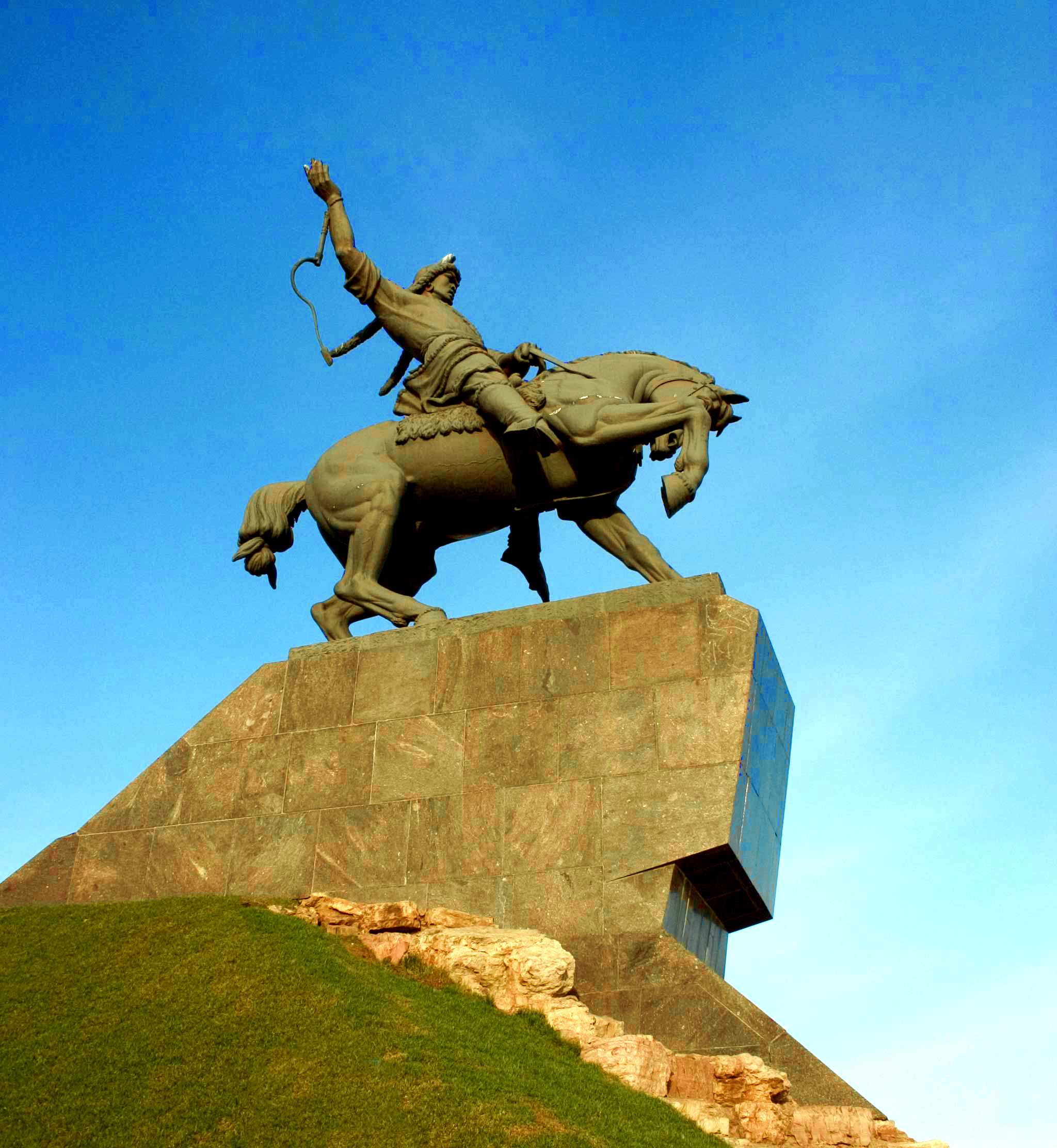Salavat Statue in the City of Ufa Russia