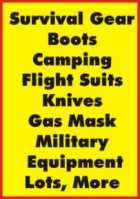Survival Gear, Military Equipment, Camping Equipment