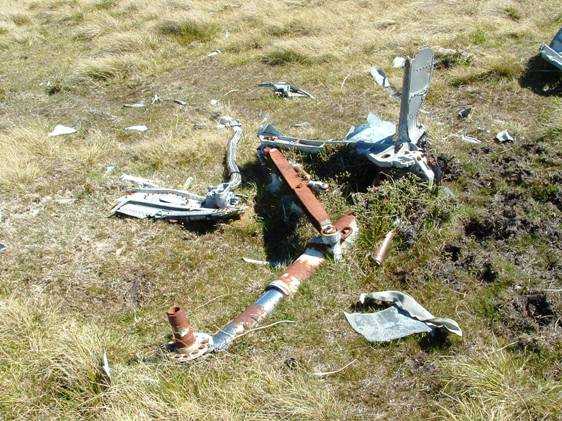 This is the Landing Gear of Mariano Valasco's Crashed Airplane as it is in 2004