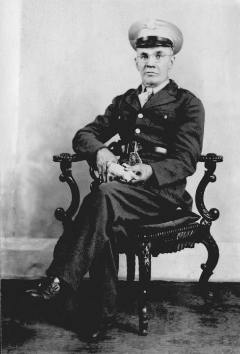 jacob dyrek in his postal guard uniform