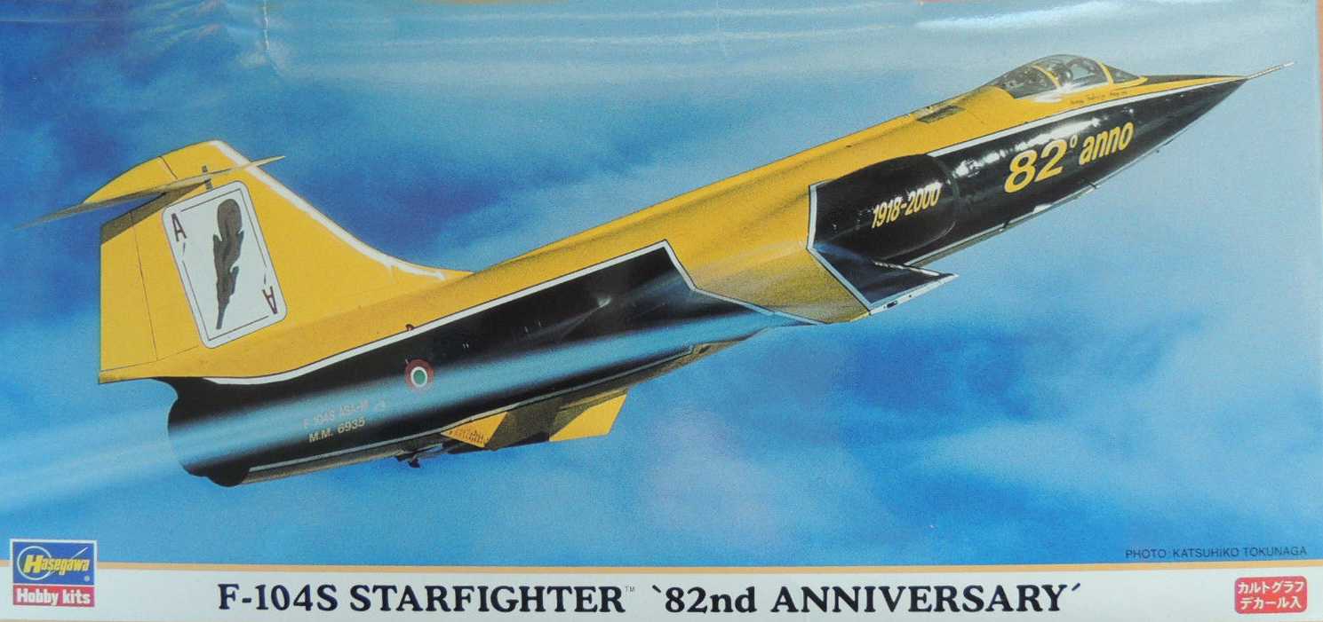 Hasegawa_F-104S Starfigther_82nd Anniversary Model Airplane Kit