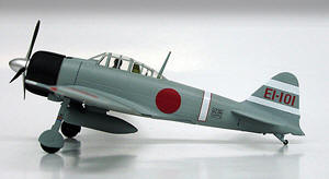 WWII Japanese Zero Fighter Airplane A6M2, built byt Mitsubishi