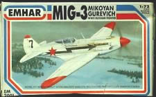 Emhar 1:72 MIG-3 Mikoyan Gurevich WWII Russian Fighter Model 