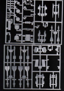 The inside of the Box of a Russian Made Model Airplane Kit