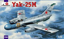 Yakovlev Yak-25M Soviet Fighter, 1/72 by Amodel Airplane Kit
