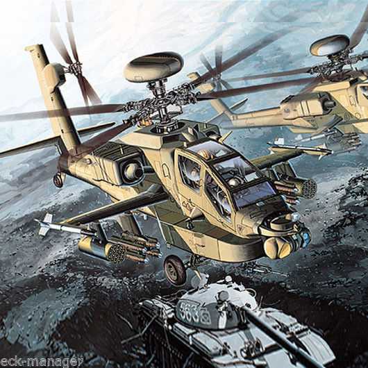 AH-64 Apache Model Kit, Hapdong Model made in Korea