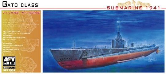 Gato Class Submarine 1941 Plastic Model Kit 1/350 Scale