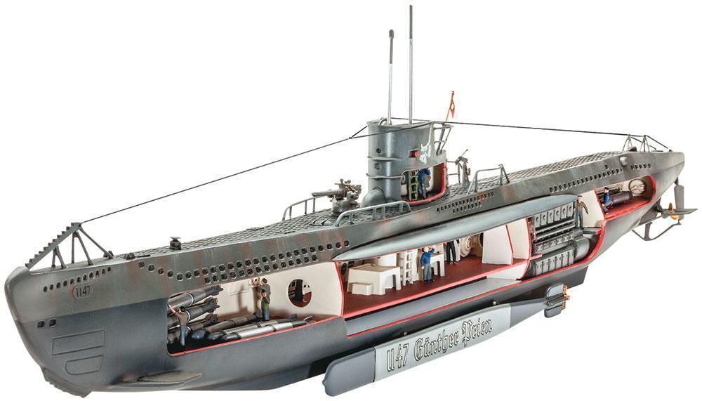 Transparent, Clear, See Thru, Plastic U-Boat Submarine Kit
