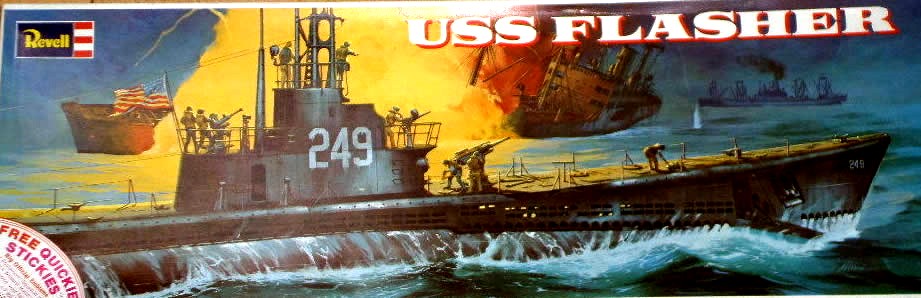 USS Flasher SS-249 Plastic Model Kit