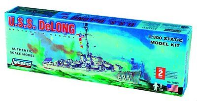 USS DeLong De-684 Destroyer Model Kits Lindberg Line Models