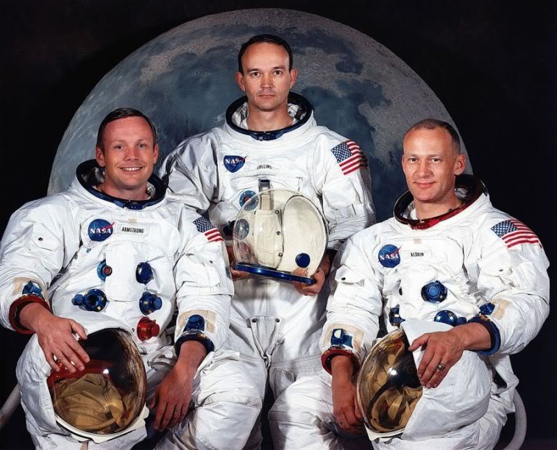 Apollo 11 Spaceship Crew Photo