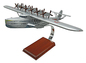 DO-X Seaplane Airliner Mahogany Airplane Model Aviation Museum Quality