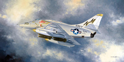 A-4 Skyhawk a plane commonly found in museums