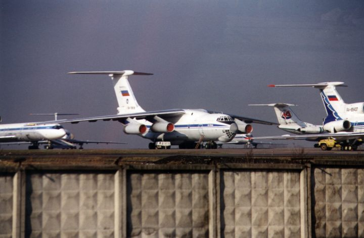 Ilyushin 76 at the Moscow Airport 2002