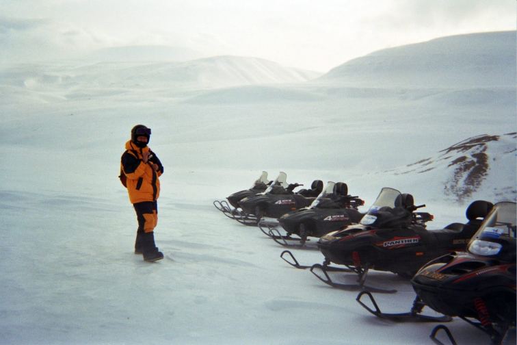 Richard Meng and the snowmobile Trip.
