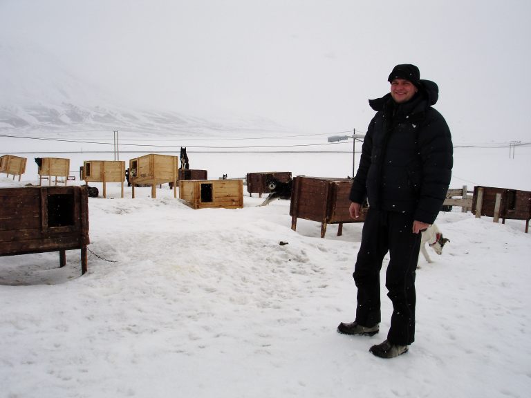 dog kennels on Svalbard.
