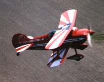 Flying over the open country in his pitts