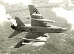 Lt. Col. Harold Comstock Commander in F-100 Super Sabre