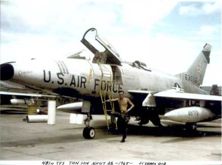F-100 Super Sabre 481st Tactical Fighter Squadron 1965