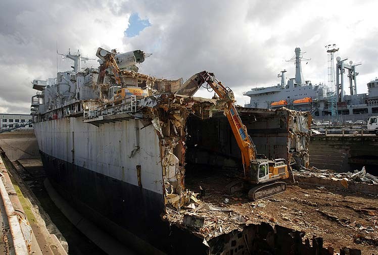 The final resting place for the HMS Intrepid