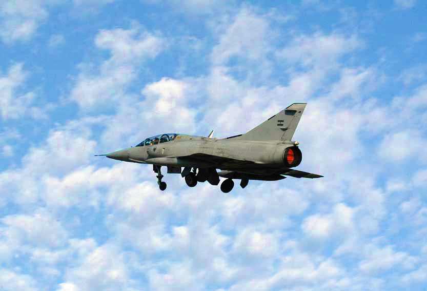 IAI Dagger C-430 Jet Figther in Afterburner from Argentina Air Force