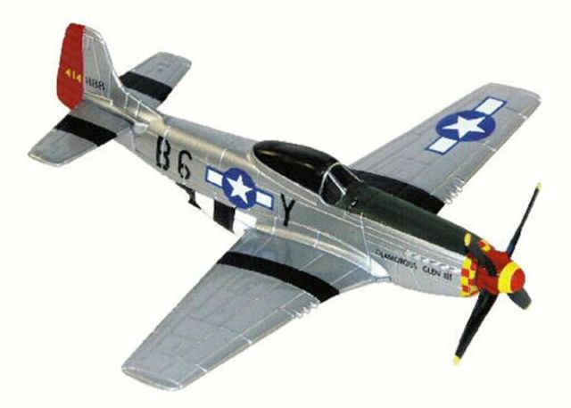 LB-39 1945 P-51 Mustang diecast 1:72 aircraft model