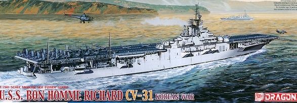 USS Bon Homme Richard CV-31 Aircraft Carrier Model Kits