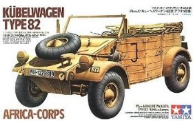 WW2 German Army Kubelwagen Type 82 Model Kit
